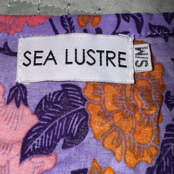 SEA LUSTRE HAVANA MAXI WRAP DRESS size small. VVGUC - Picture 8 of 11